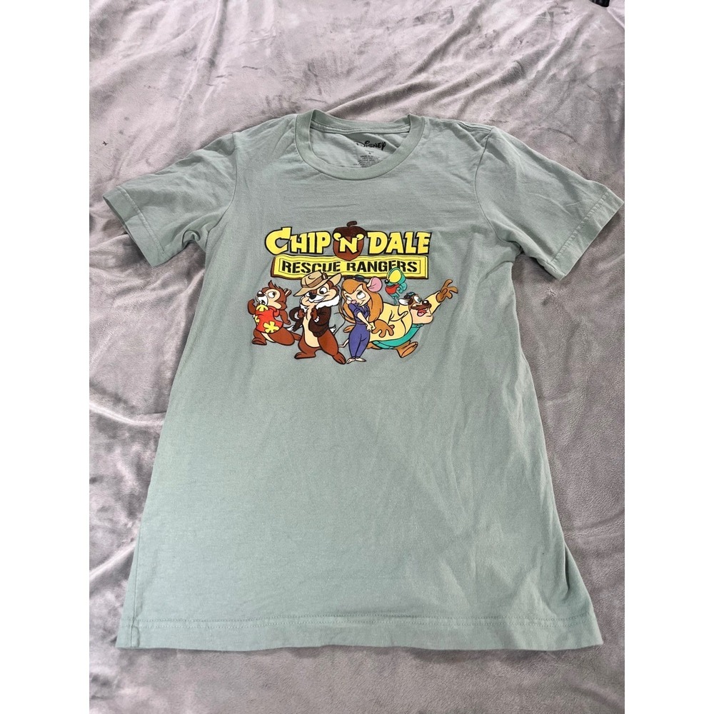 Disney Unisex Adult Chip N Dale Rescue Rangers Cotton Tshirt Sz Sm